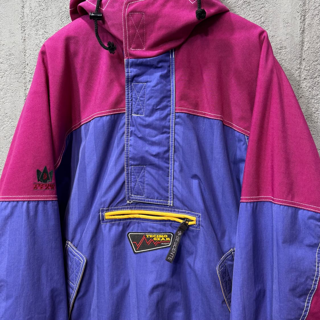 90s 데상트 테크 아노락 점퍼 made in JAPAN (2XL)  상품이미지2