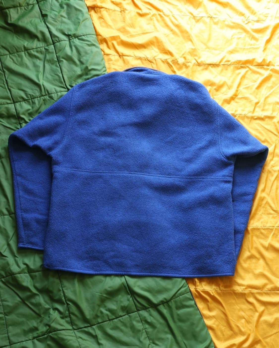 파타고니아 빈티지 00s 마수피얼 신칠라 하프집업 플리스 네이비 블루 L 상품이미지10