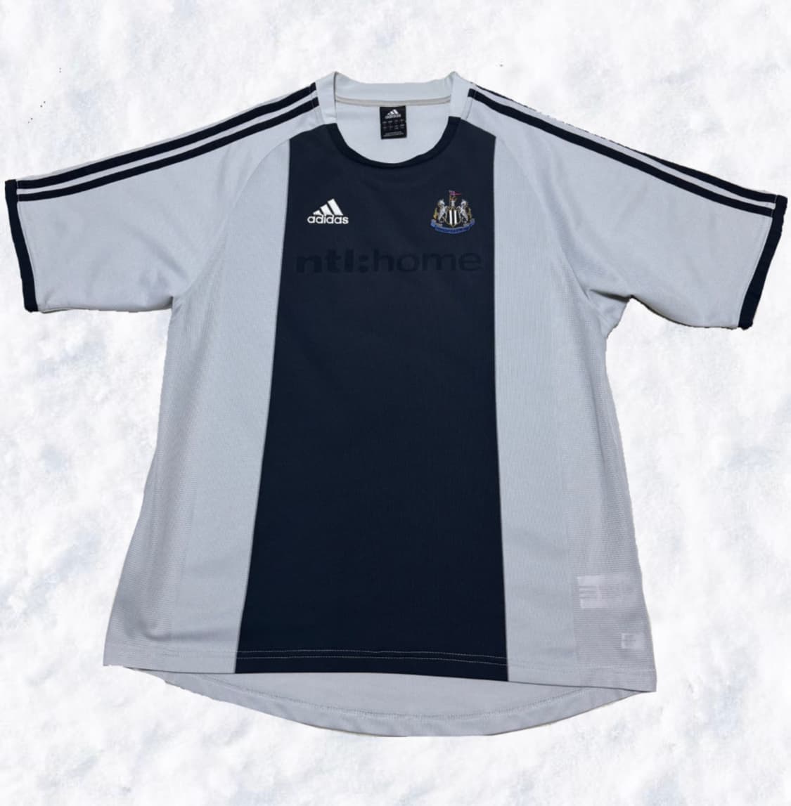 아디다스 02-03 뉴캐슬 어웨이 유니폼 그레이 반팔 상품이미지1