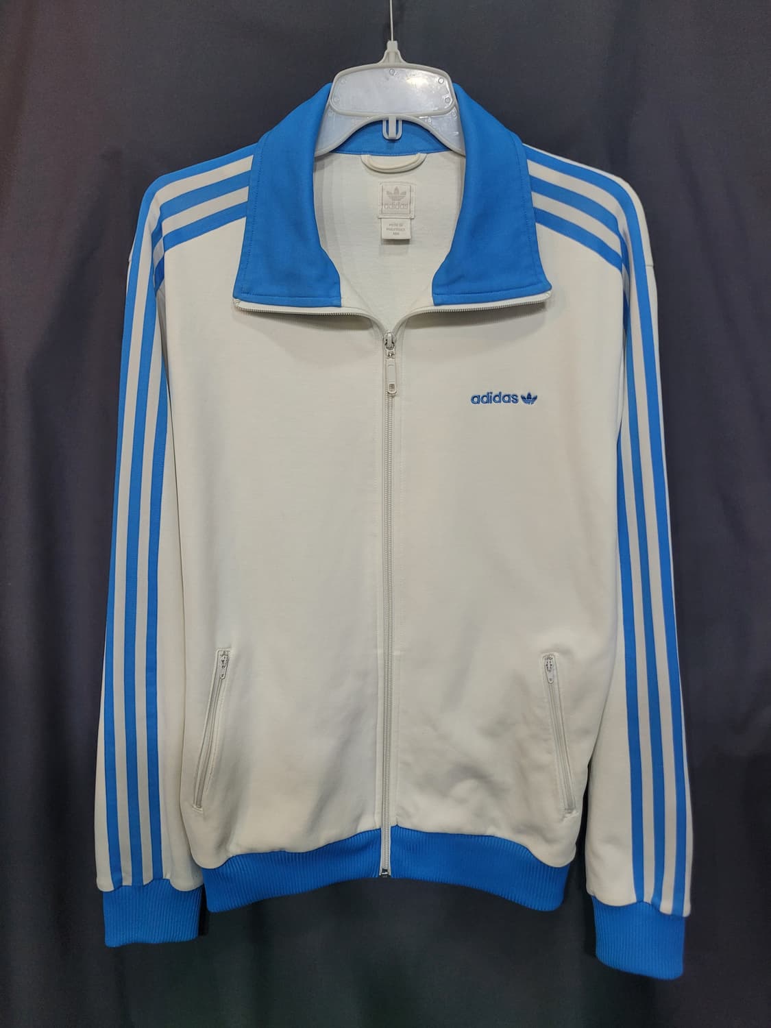 아디다스 올드스쿨 불꽃 레터링 베켄바우어 흰파 대대장 져지 사이즈 100 상품이미지7