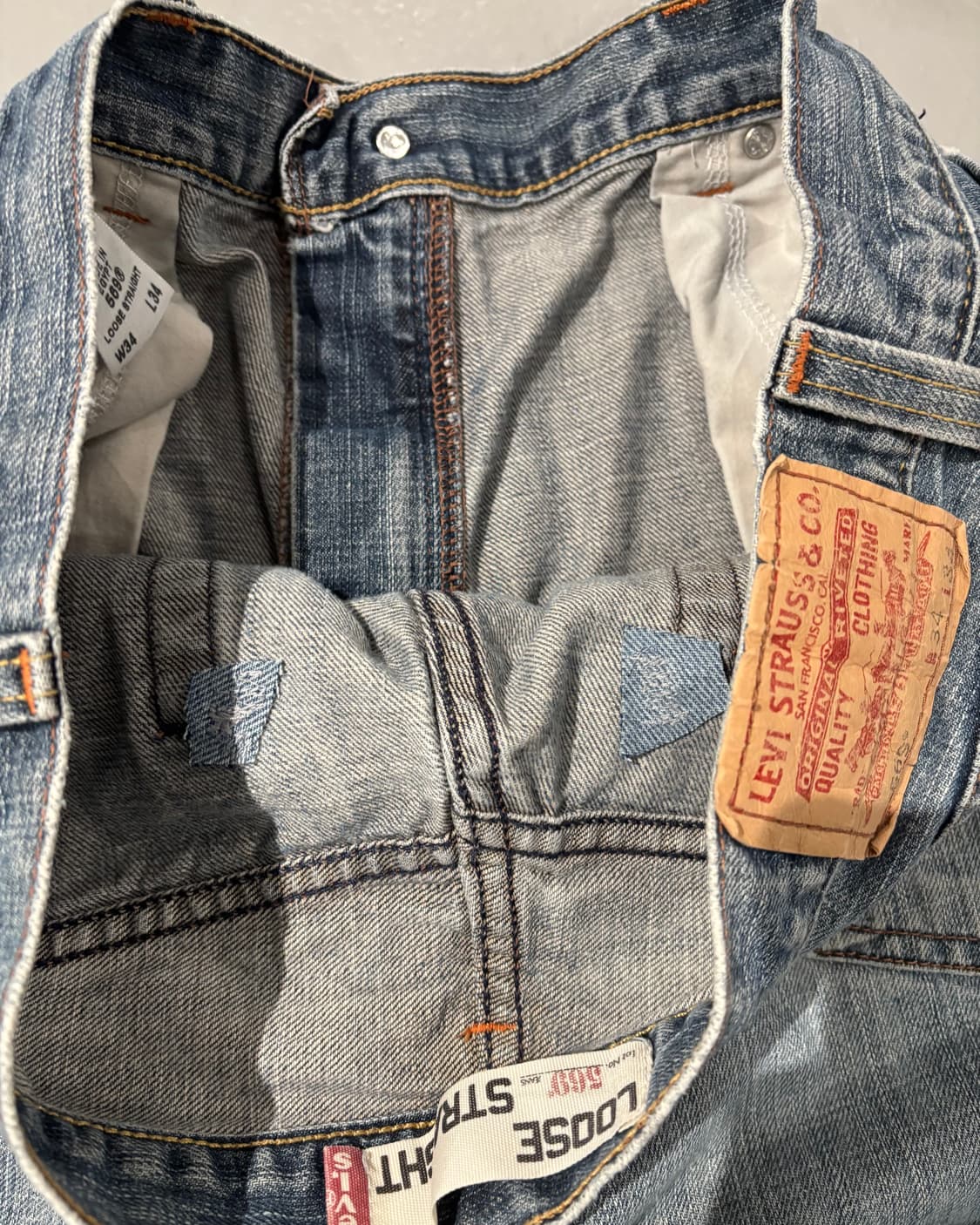 00‘s 리바이스 569 데님 팬츠 상품이미지9