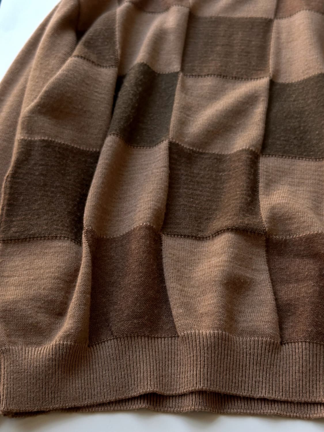 Patterned panel knit top 상품이미지2