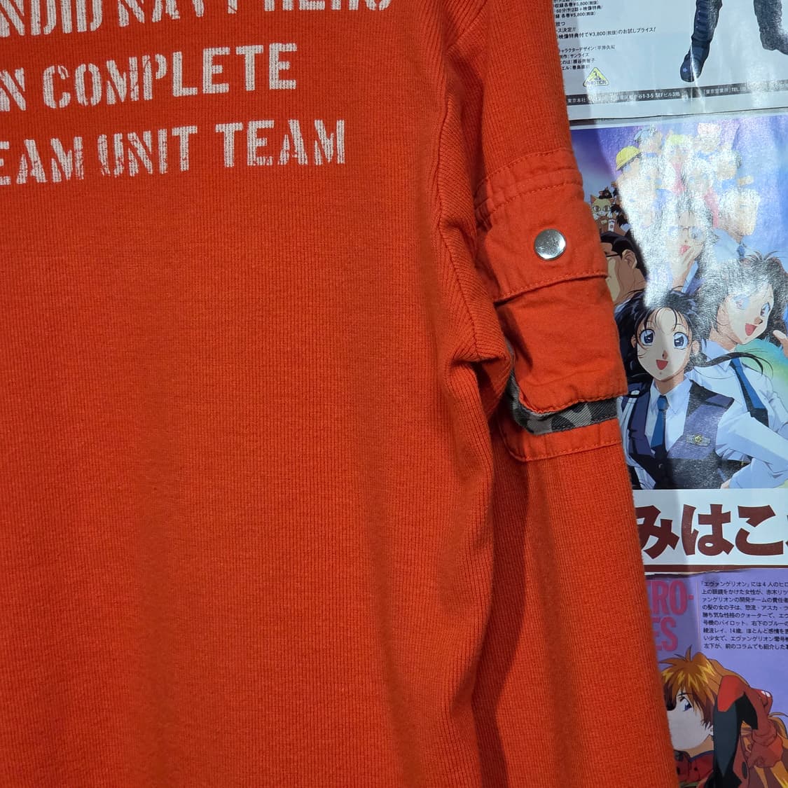 JPN 오렌지 펑크 밀리터리 골지 코튼 집업 상품이미지8