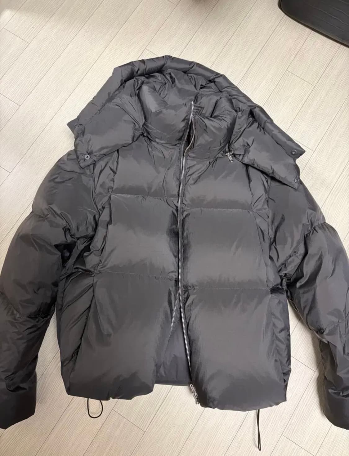 유스 24fw 크롭 다운 후드 패딩 s 상품이미지4