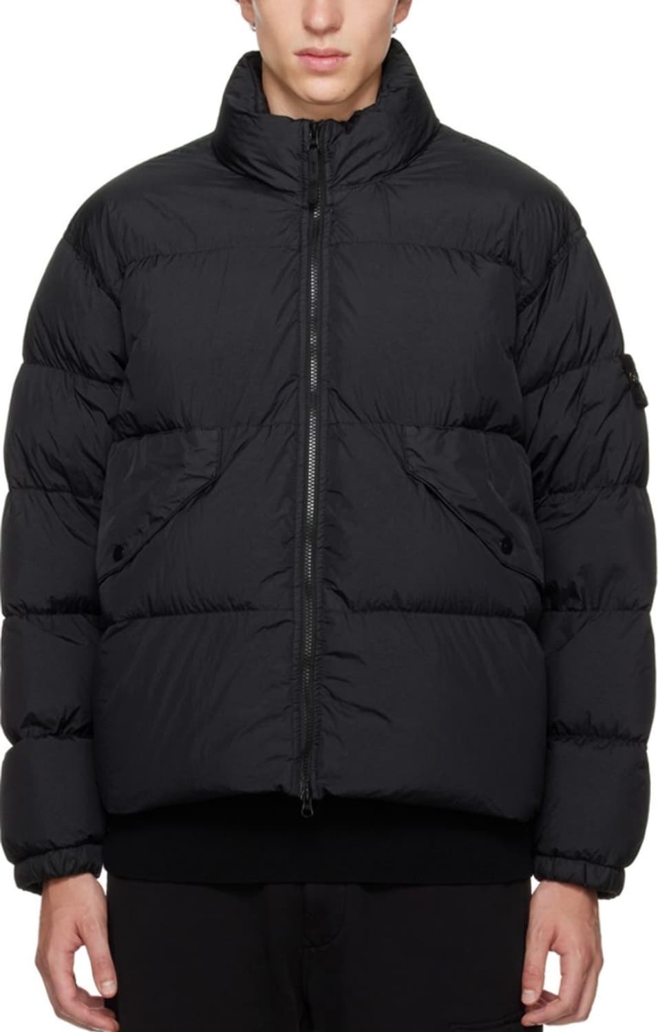 스톤아일랜드 23fw 크링클랩스 논후드 숏패딩 xxl v0020 상품이미지1
