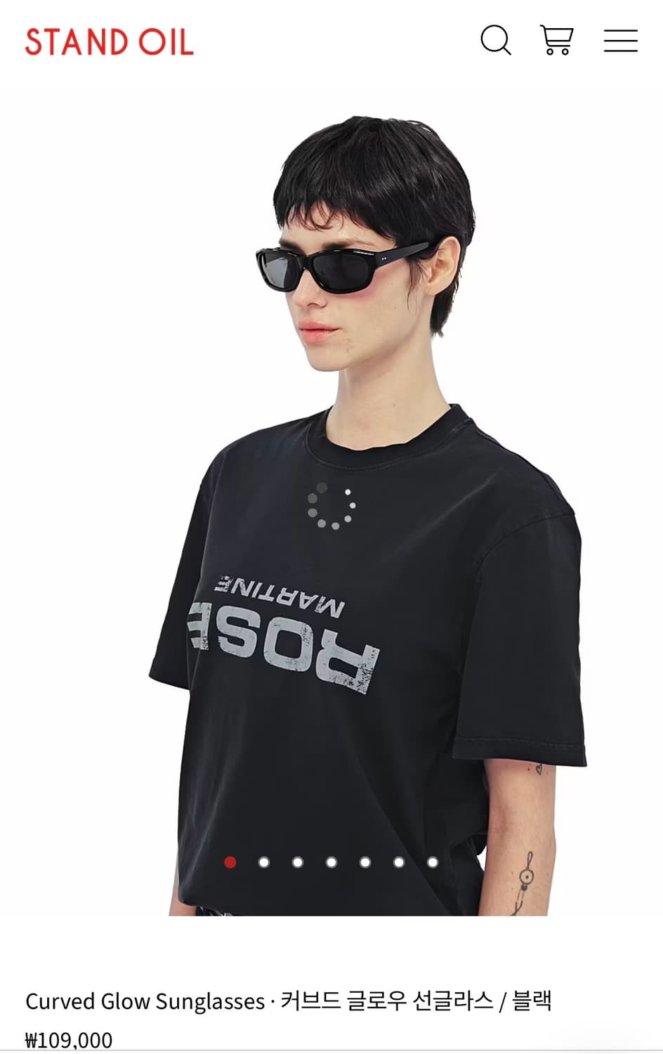 스탠드오일 커브드 글로우 선글라스 상품이미지1