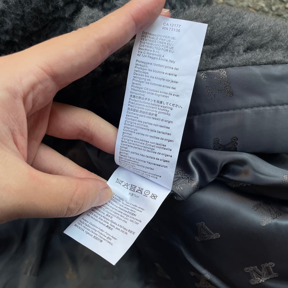 막스마라 테디 케이프 코트 상품이미지5