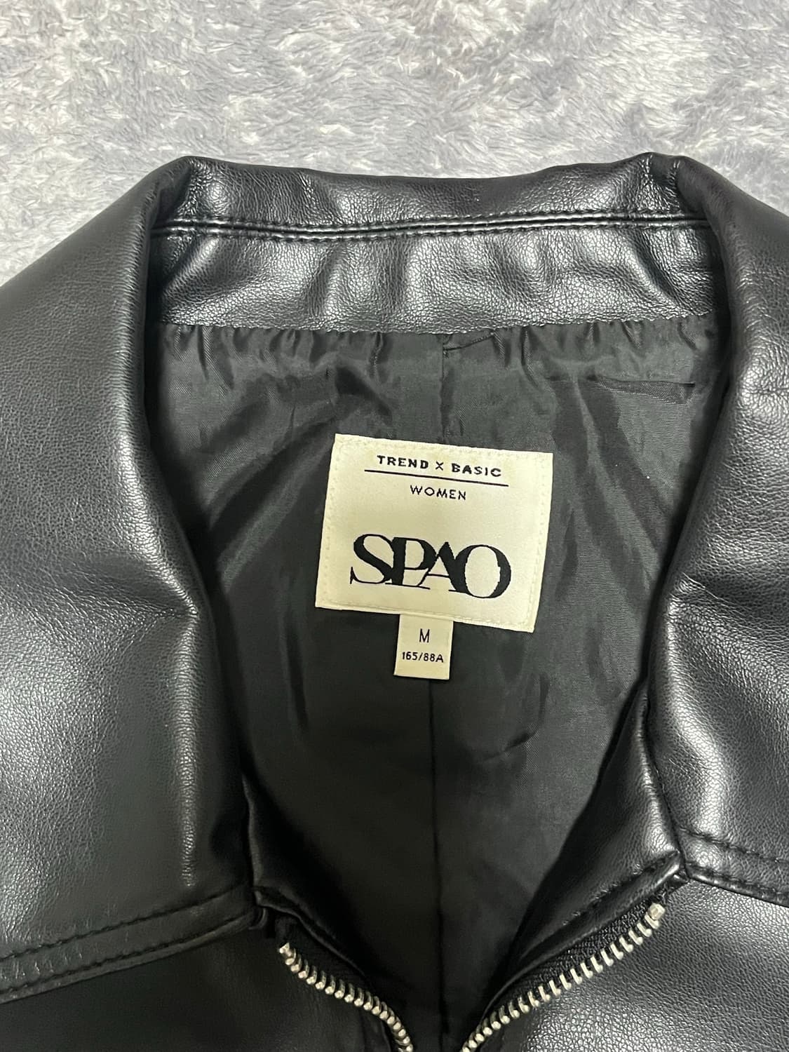 스파오 가죽자켓 상품이미지2