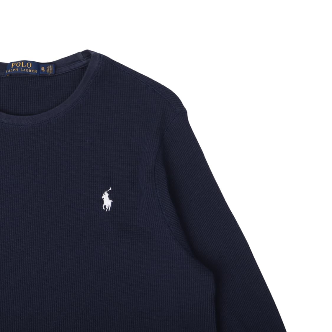 폴로 랄프로렌 네이비 와플 롱슬리브 티셔츠 상품이미지3