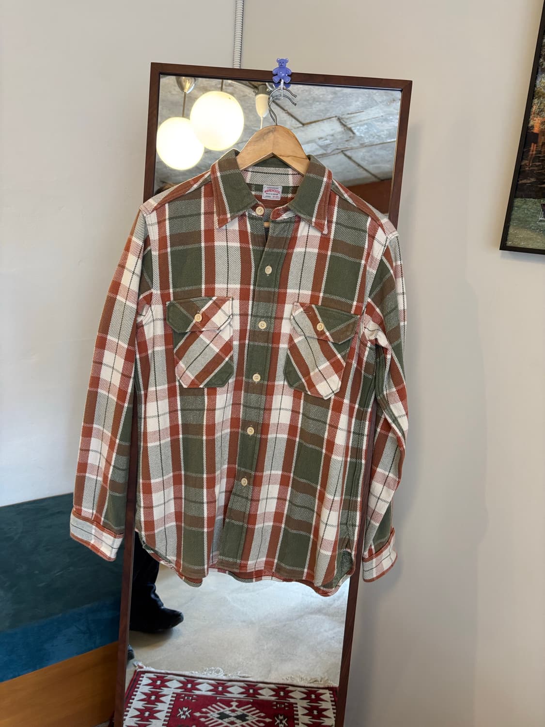 WAREHOUSE 웨어하우스 체크 플란넬셔츠 상품이미지2