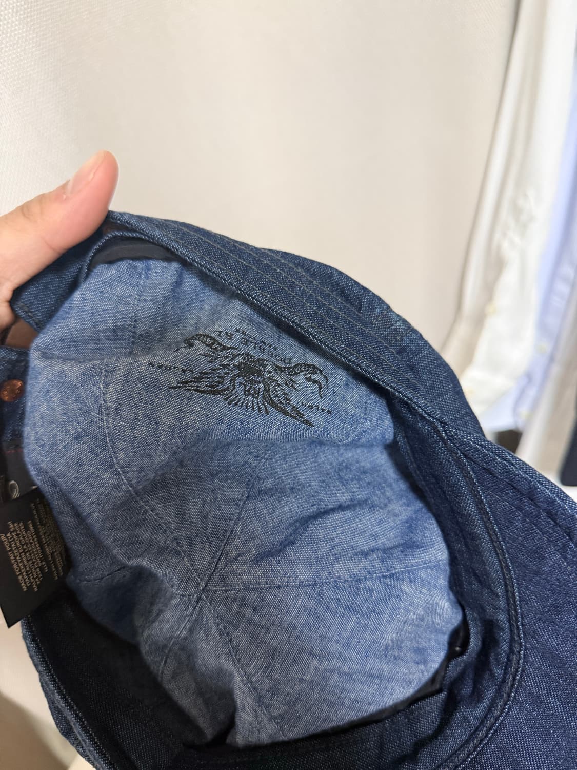 rrl 데님 모자 판매 상품이미지6