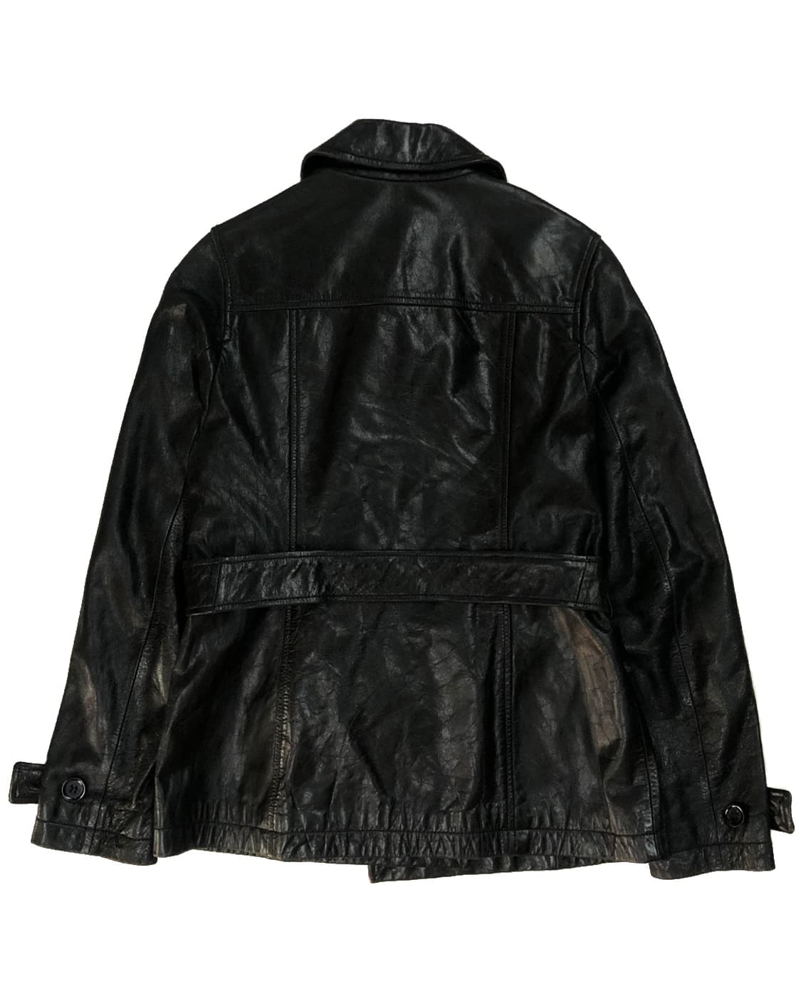 Vintage 소가죽 더블버튼 자켓  상품이미지2