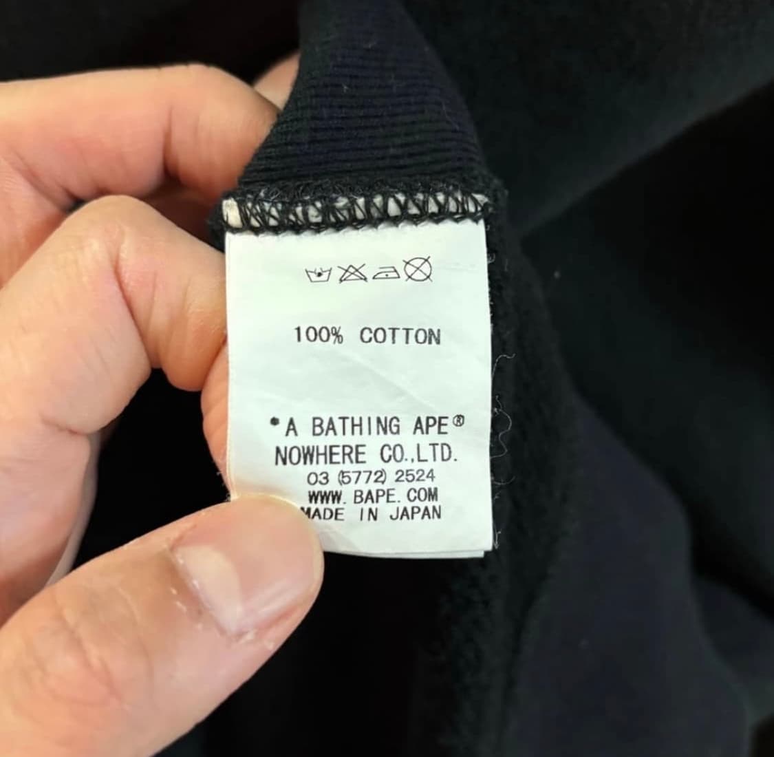 베이프og컬리지 풀후드집업 L 상품이미지5