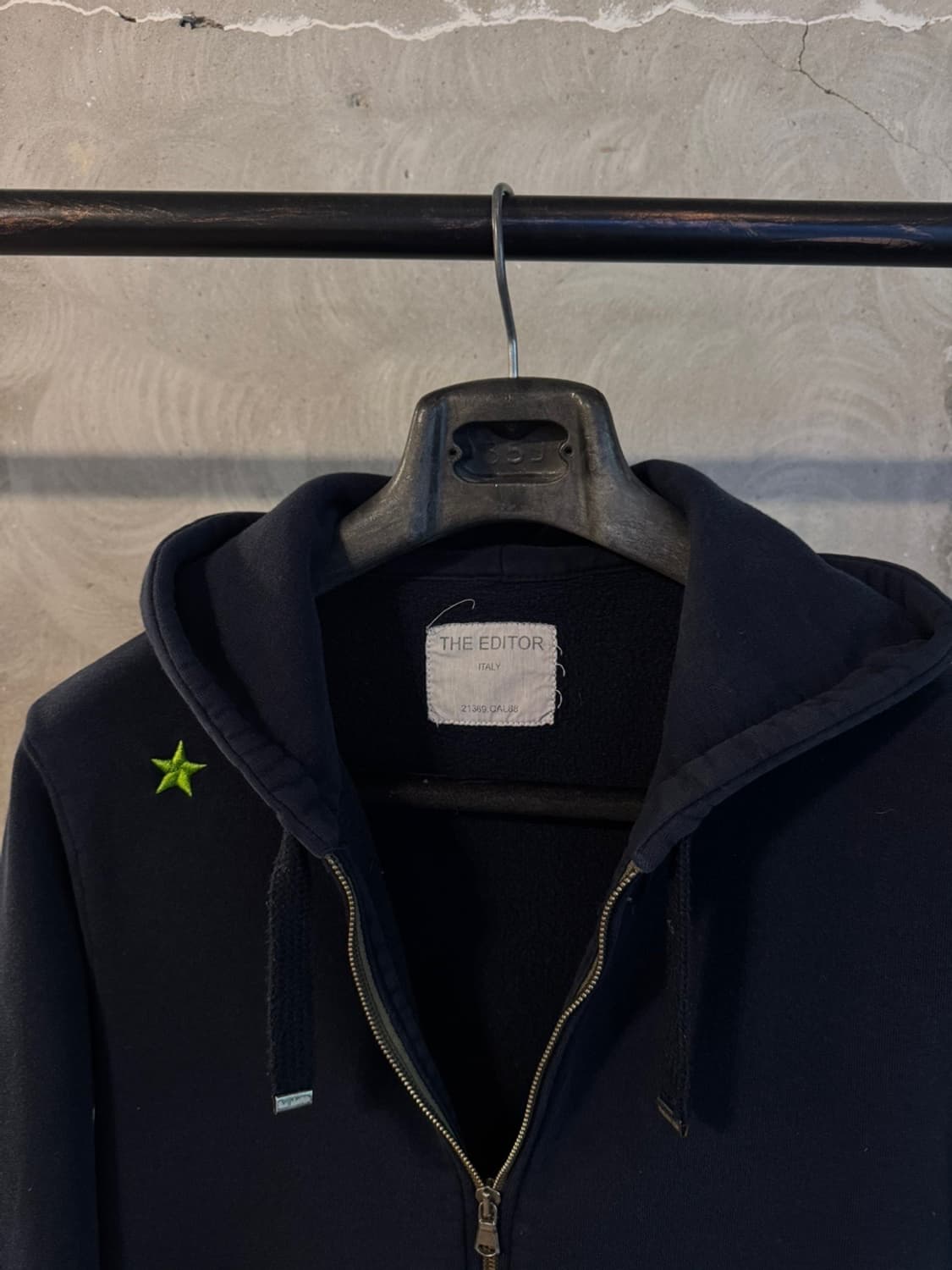 디 에디터 후드 짚업 55~66 상품이미지2