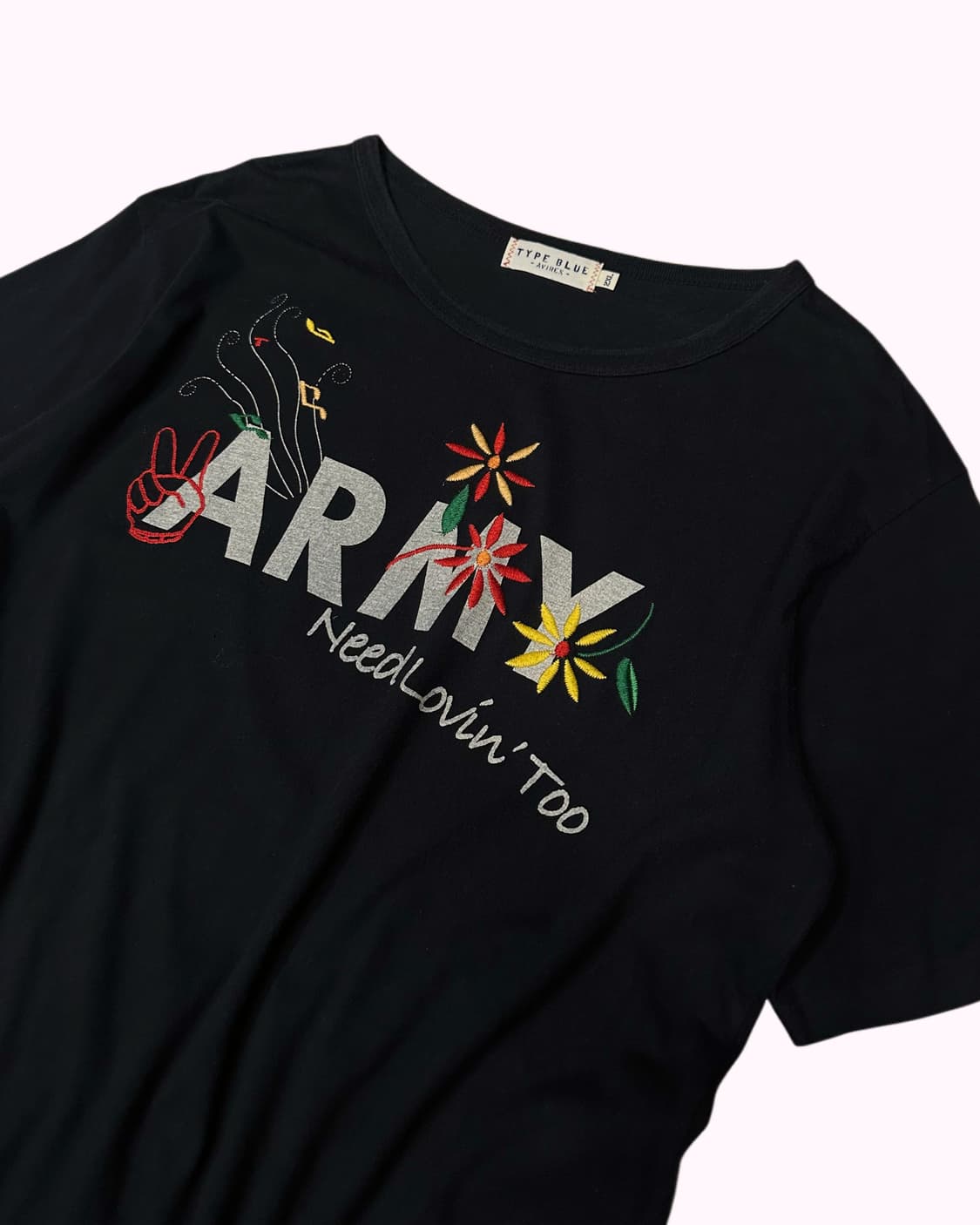 embroidery army logo t-shirt 상품이미지2