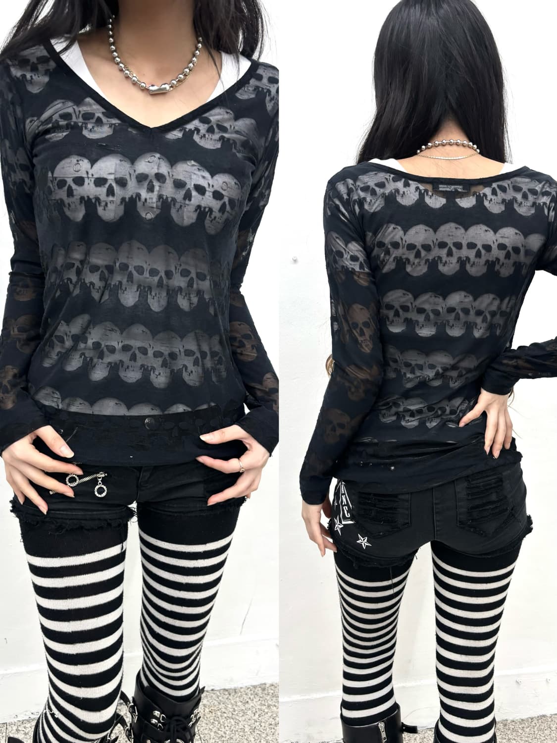 Hysteric glamour 00s archive skull  상품이미지1