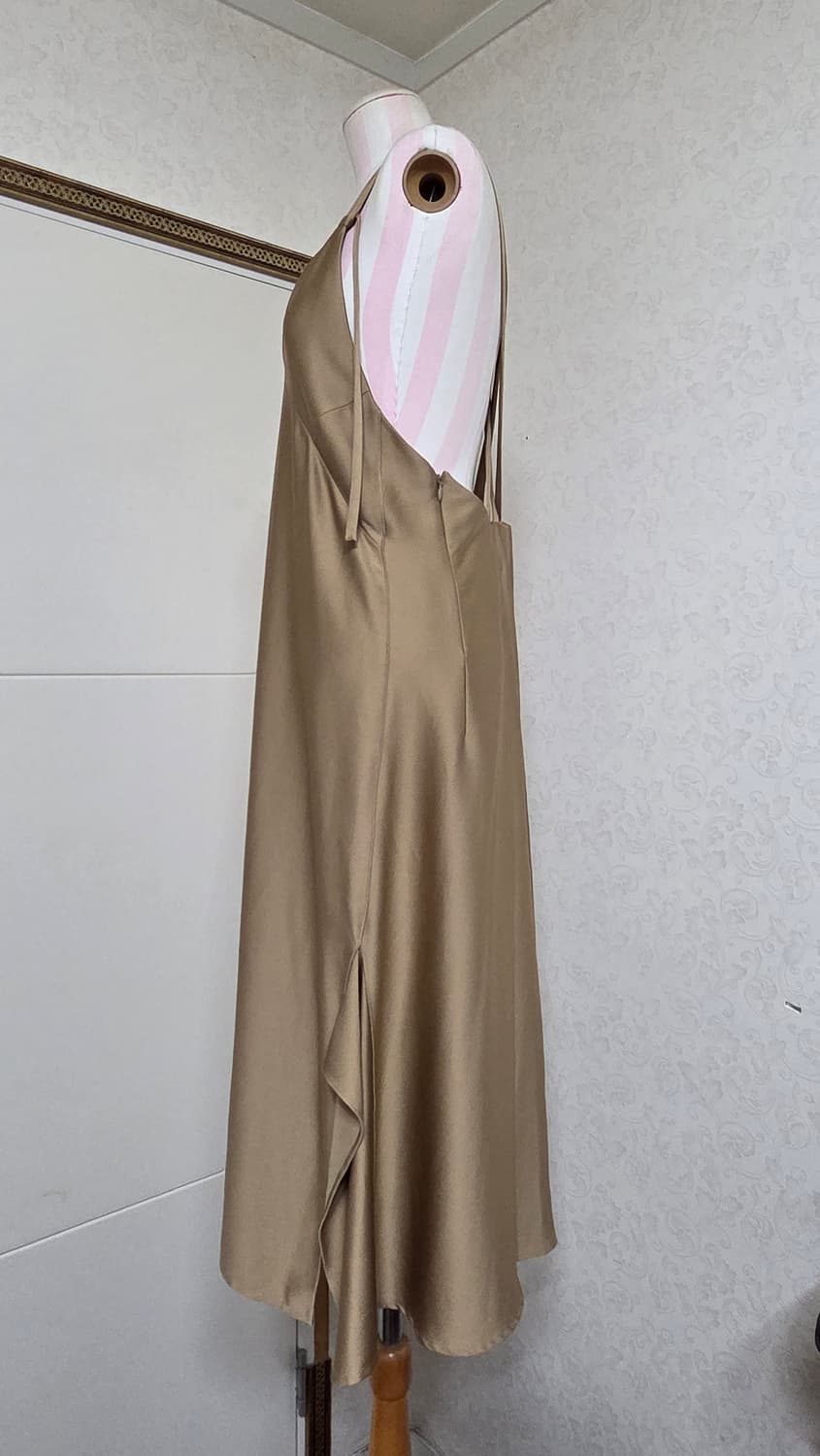(55)새상품/한섬 마인 완판 새틴 드레스 상품이미지9