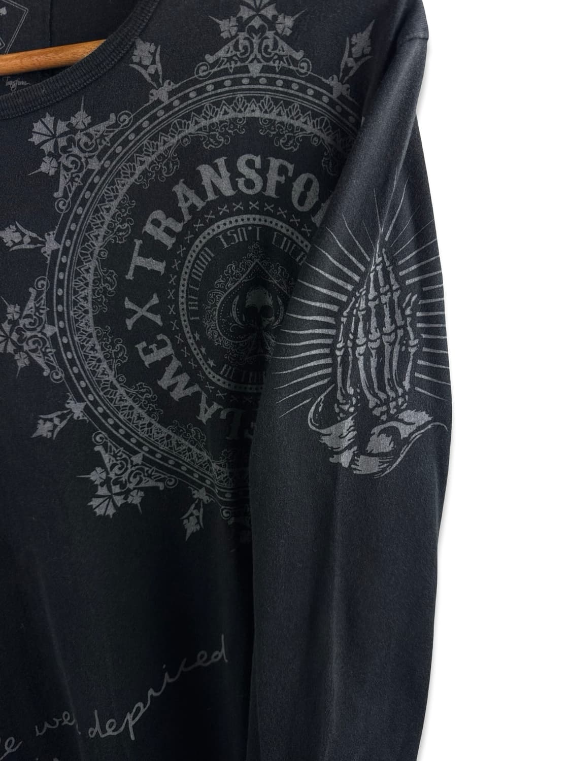 JPN 펑크 스컬 Y2K 마리아 롱슬리브2395 상품이미지4