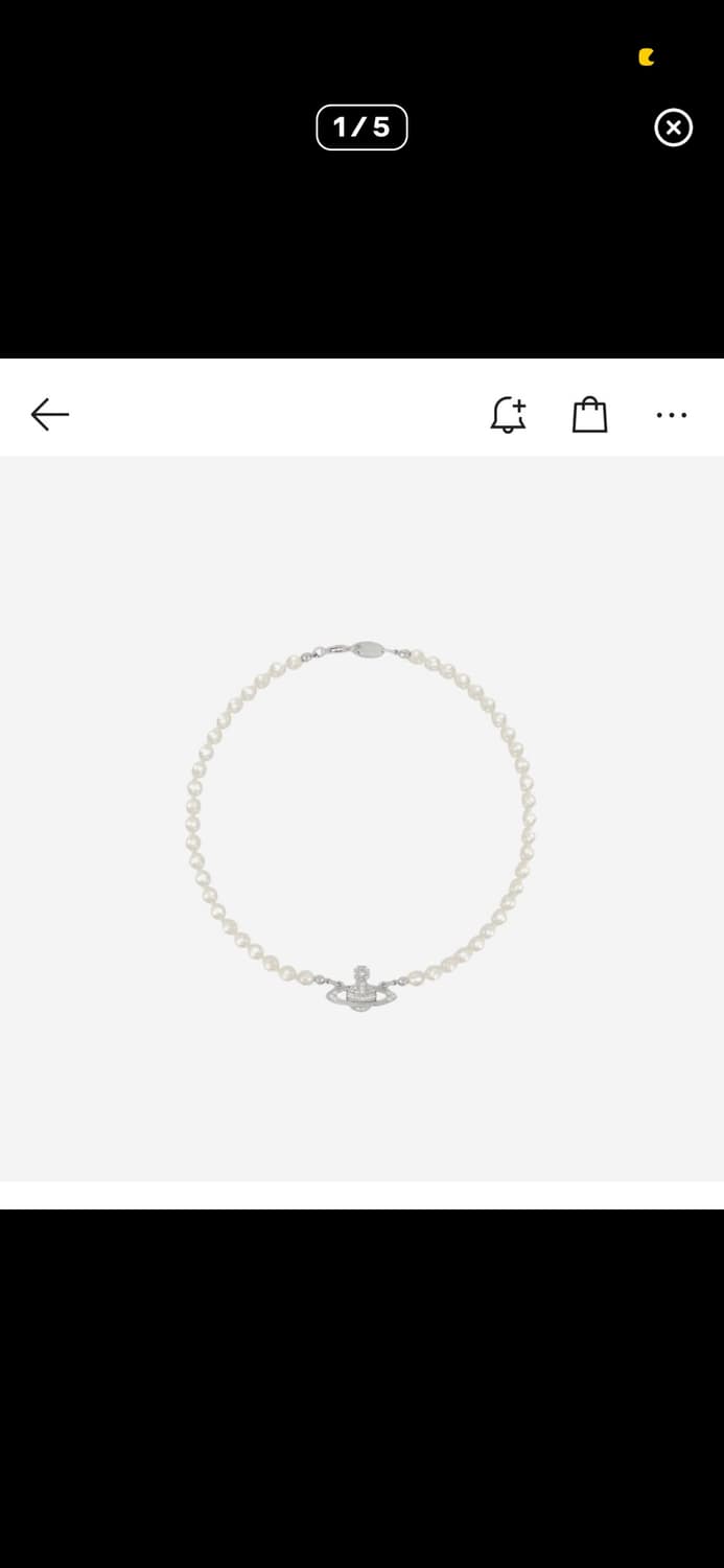 비비안웨스트우드 미니 진주 바스 목걸이  상품이미지1