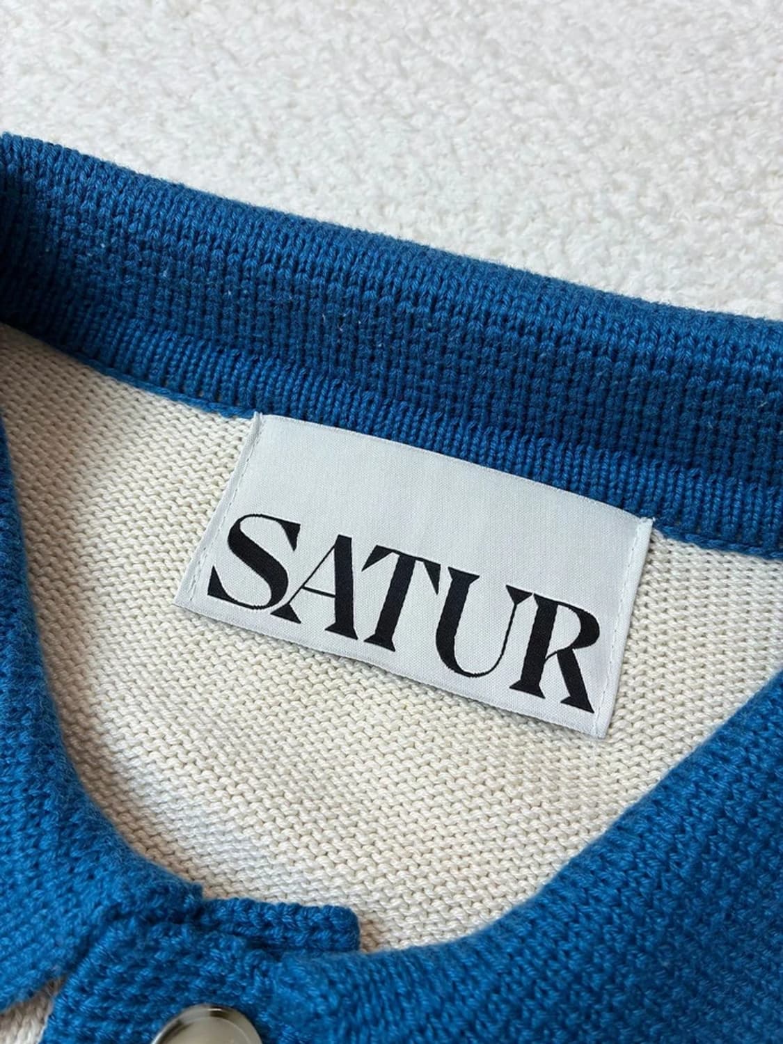 세터 SATUR 22ss 나폴리 소프트 코튼 폴로 니트 PN5928 상품이미지7