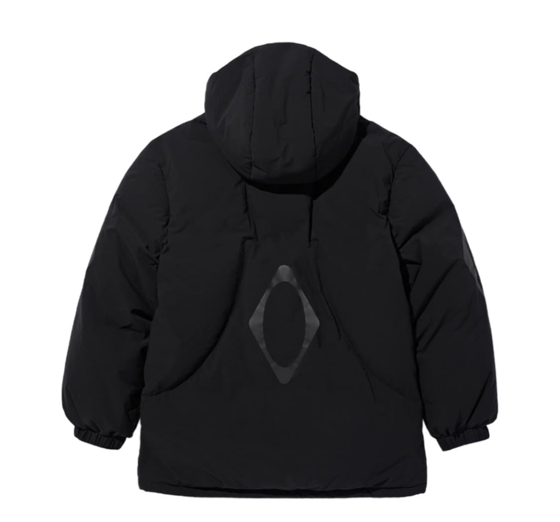 미스치프 롬버스 후디드 다운 자켓 블랙 상품이미지2