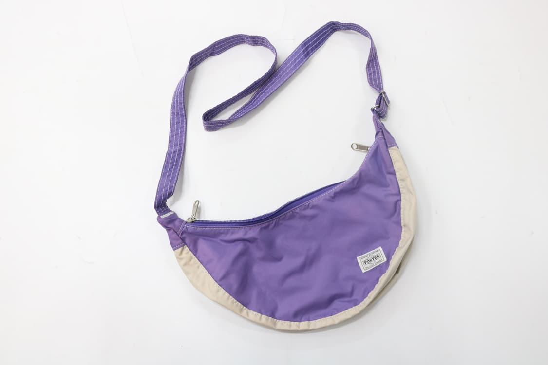 요시다 포터 나일론 반달 숄더백 퍼플 상품이미지2