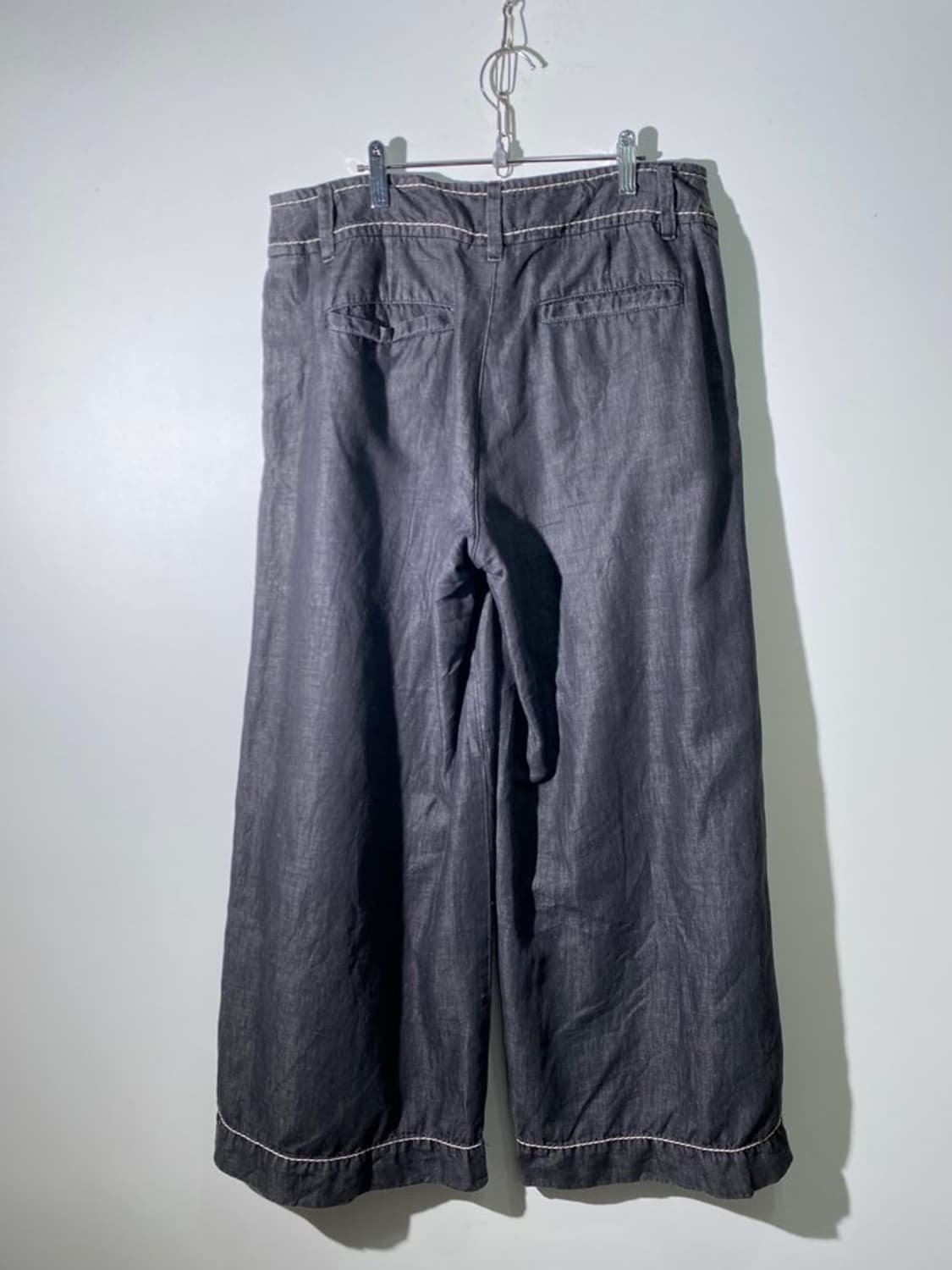 막스마라 코튼 린넨 크롭 팬츠 상품이미지2