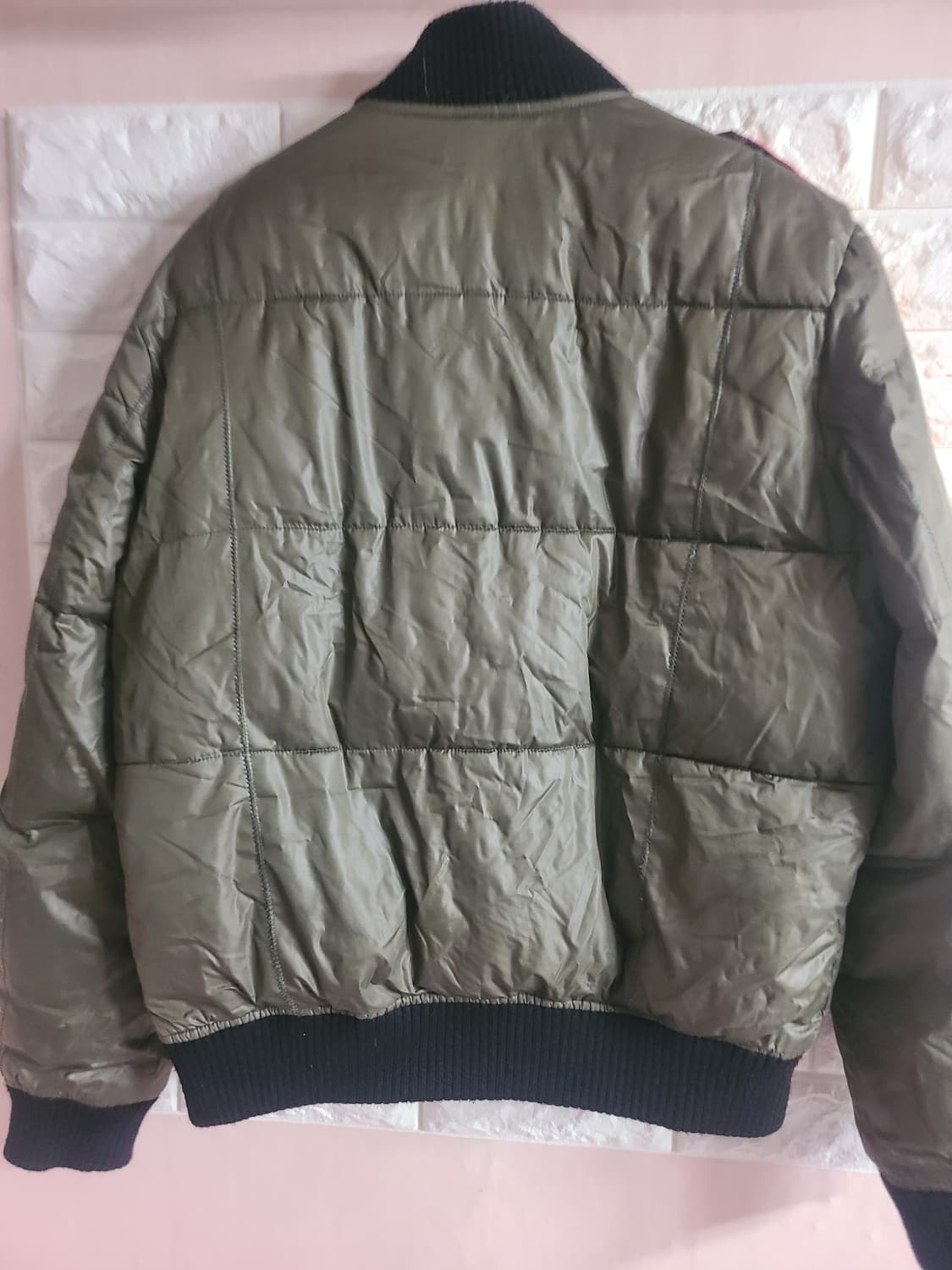 DOHC 카키 봄버 자켓 M 상품이미지5