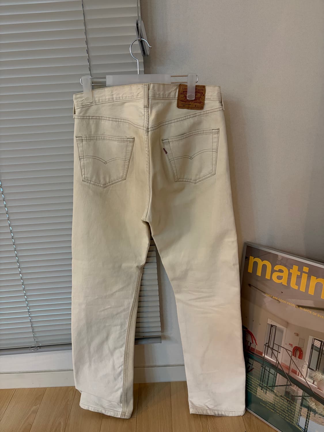 블레스 리바이스 베이지 투톤 진 상품이미지2