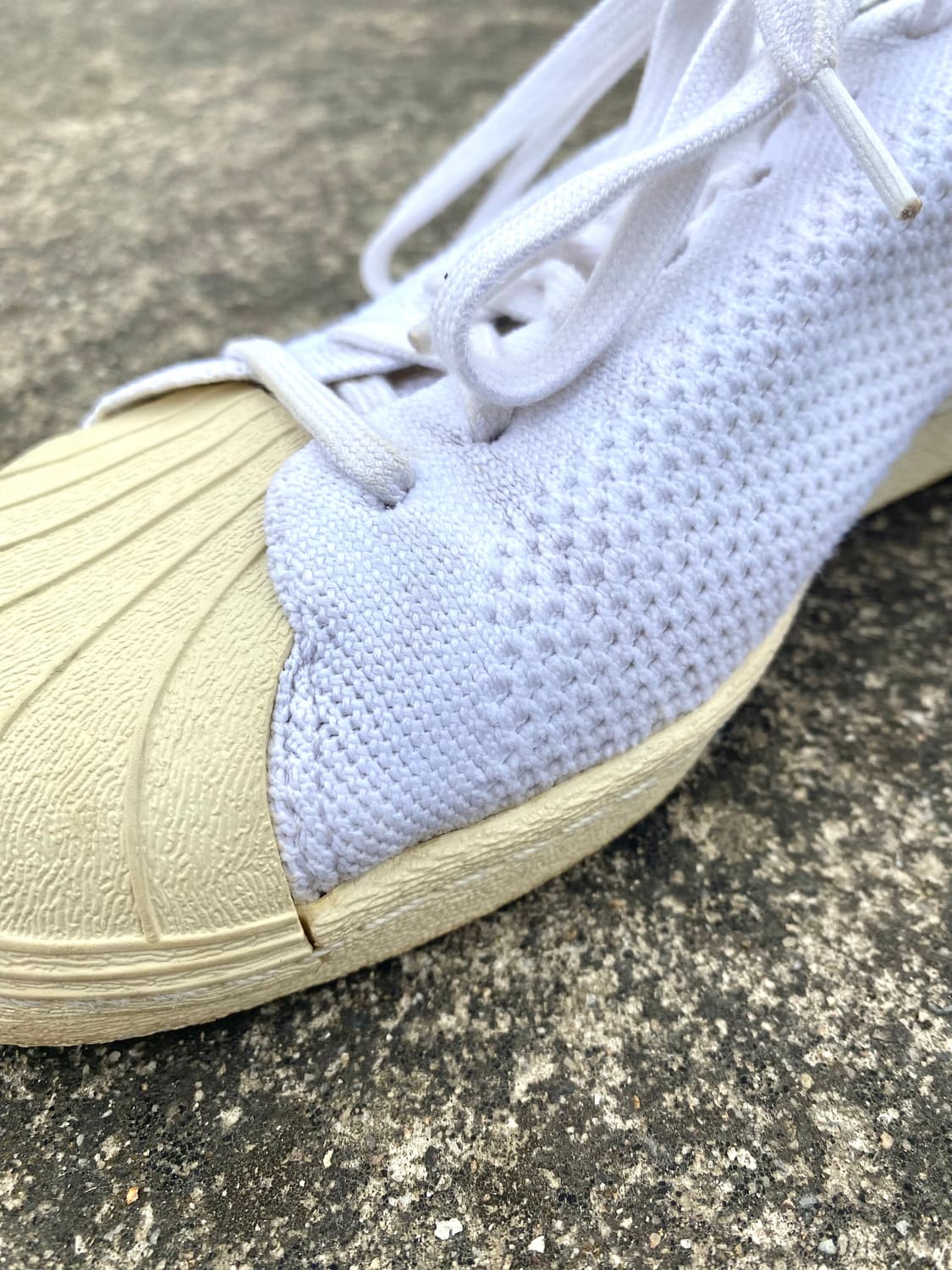 아디다스 슈퍼스타80s 프라임니트 오프화이트 상품이미지5