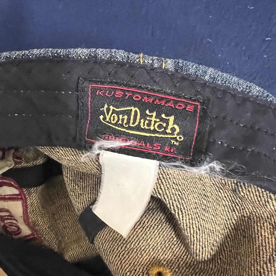 본더치 빈티지 데님 볼캡 모자 상품이미지4