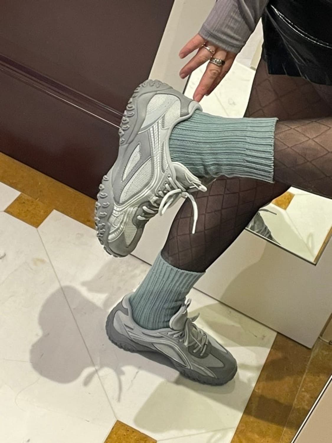 휠라 에샤페 MS 트리플 그레이 240 상품이미지1