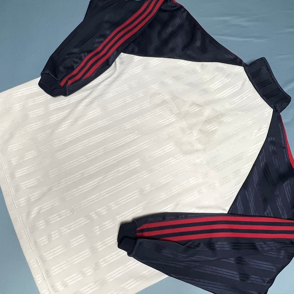 00s 아디다스 화이트 져지 M 상품이미지3