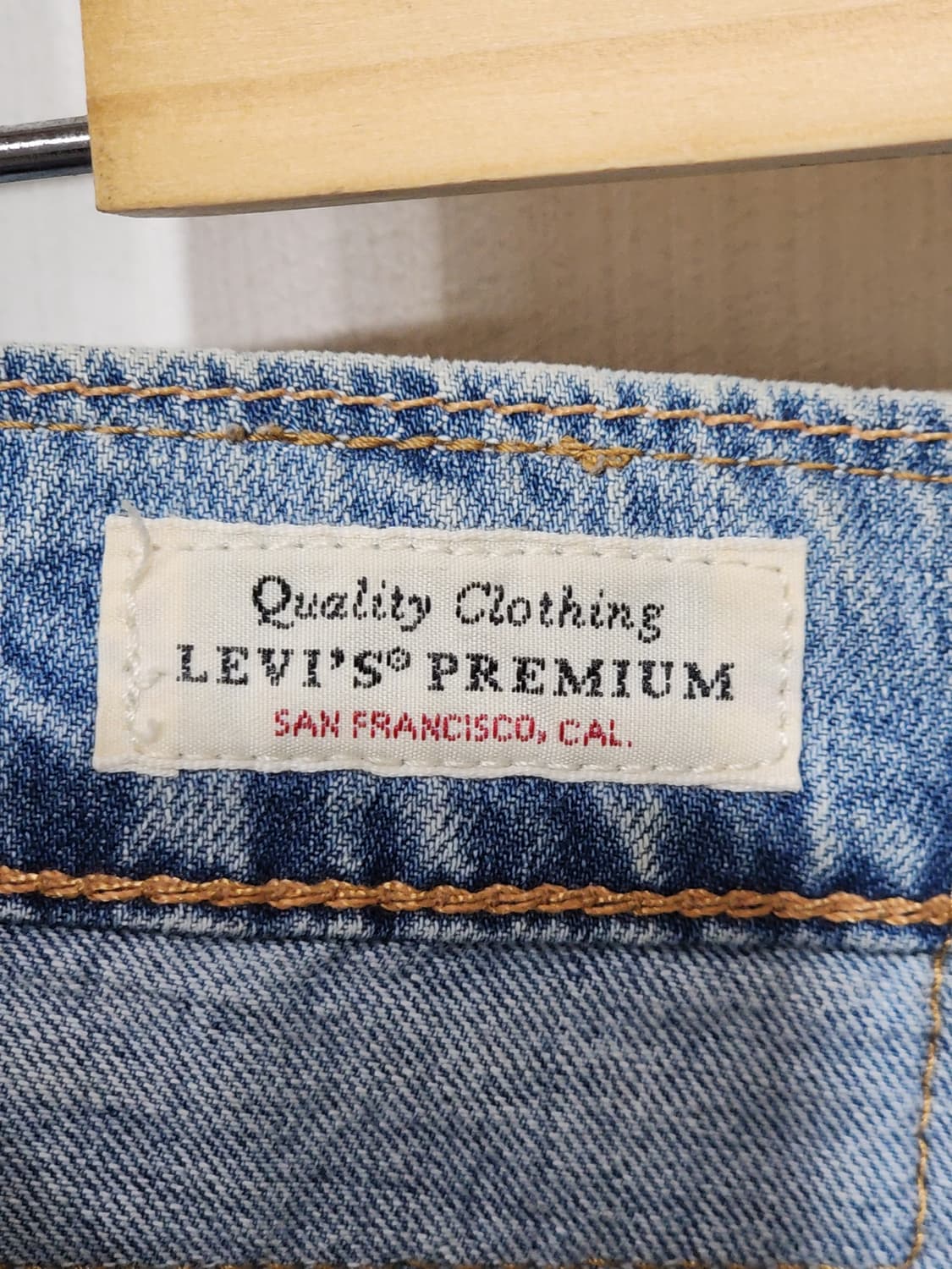 (32) 리바이스 502 청바지 연청 데님팬츠 스판 145주년판  상품이미지3