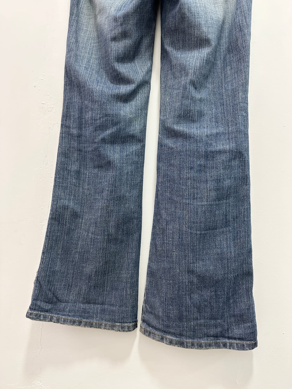 Vintage side line flare cut denim pants 상품이미지9