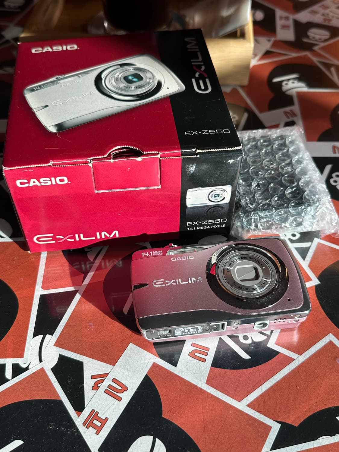 (풀박,작례o) 카시오 Casio 엑슬림 ex z550 핑크 상품이미지4