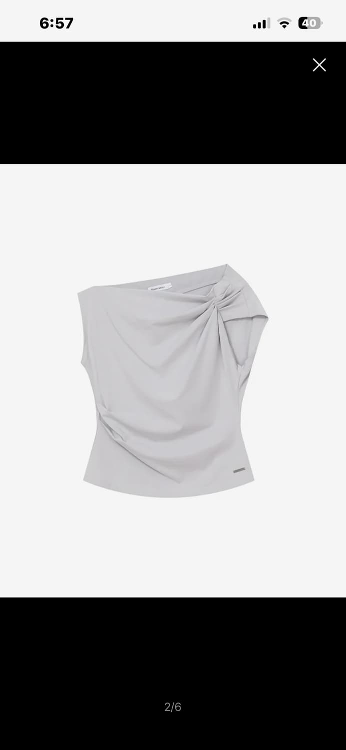 미세키서울 Slanted sleeveless 상품이미지1