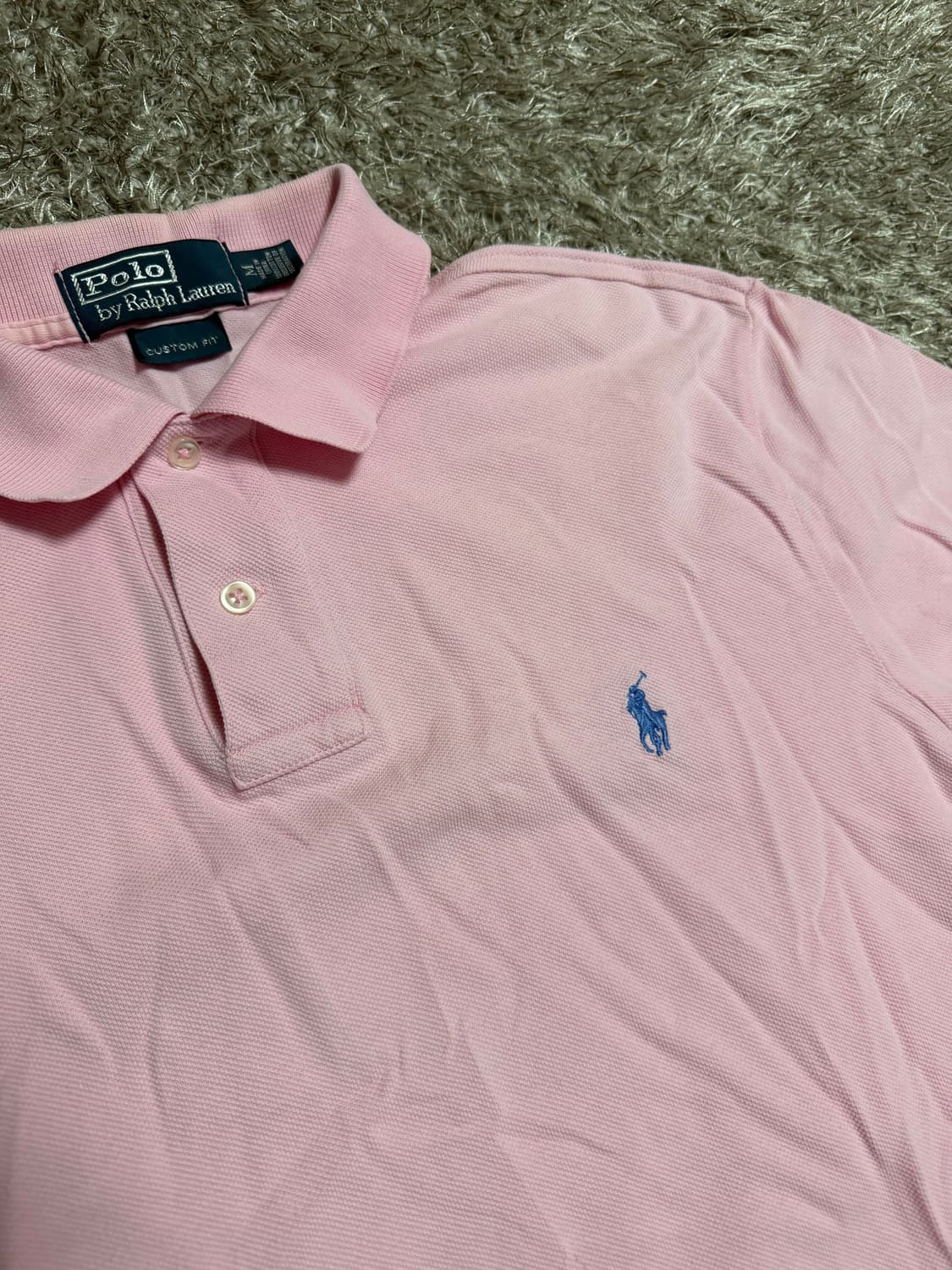 [M] 폴로랄프로렌 반팔 카라티 핑크 상품이미지1