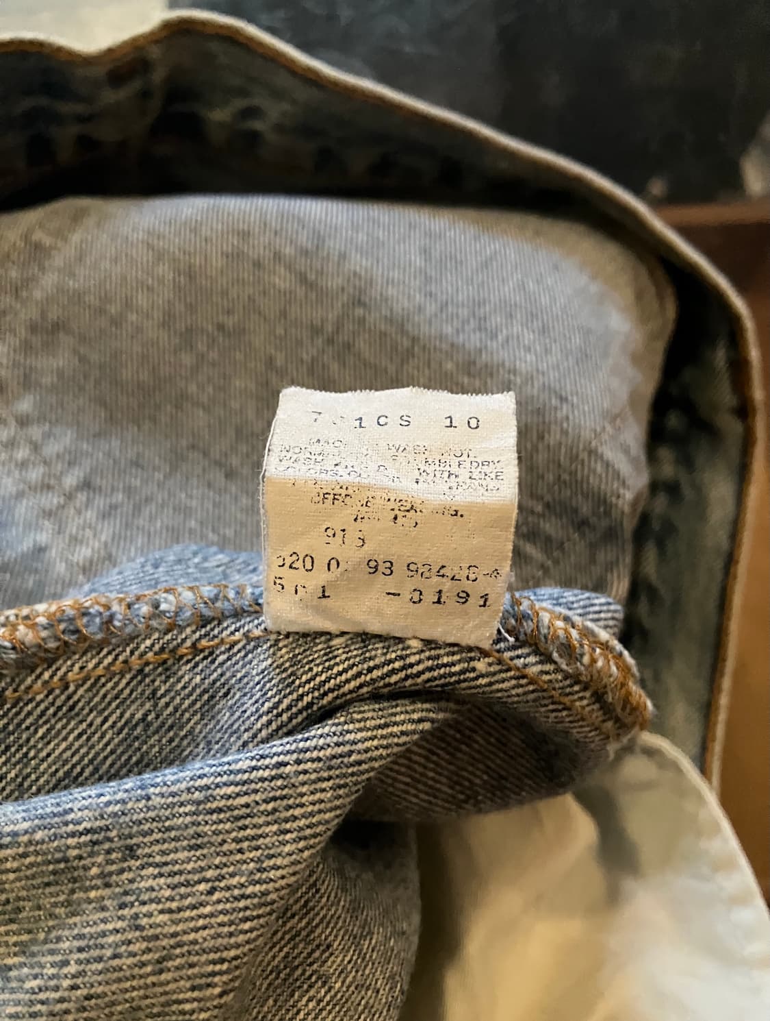 90s USA 빈티지 리바이스 501 데님 팬츠 상품이미지10