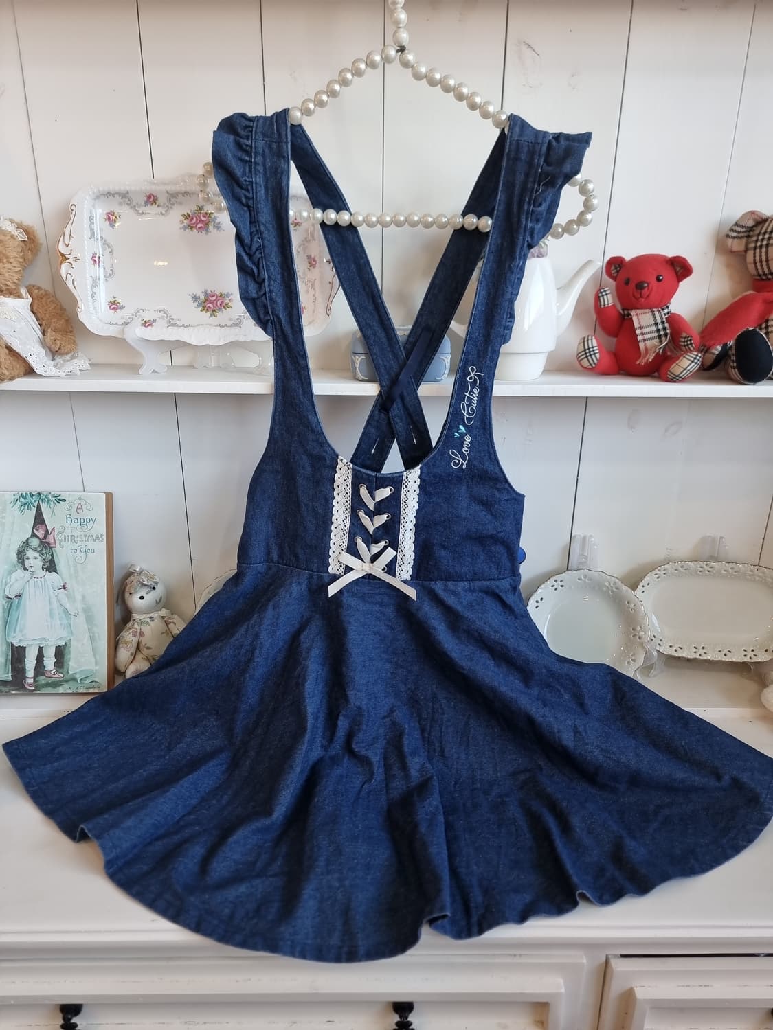 데님 점퍼스커트 상품이미지2