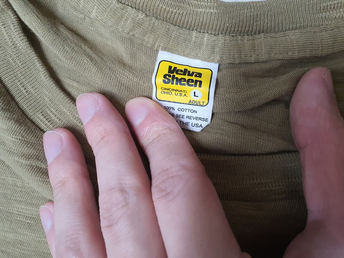 벨바쉰 옐로우 라벨 티셔츠 상품이미지8