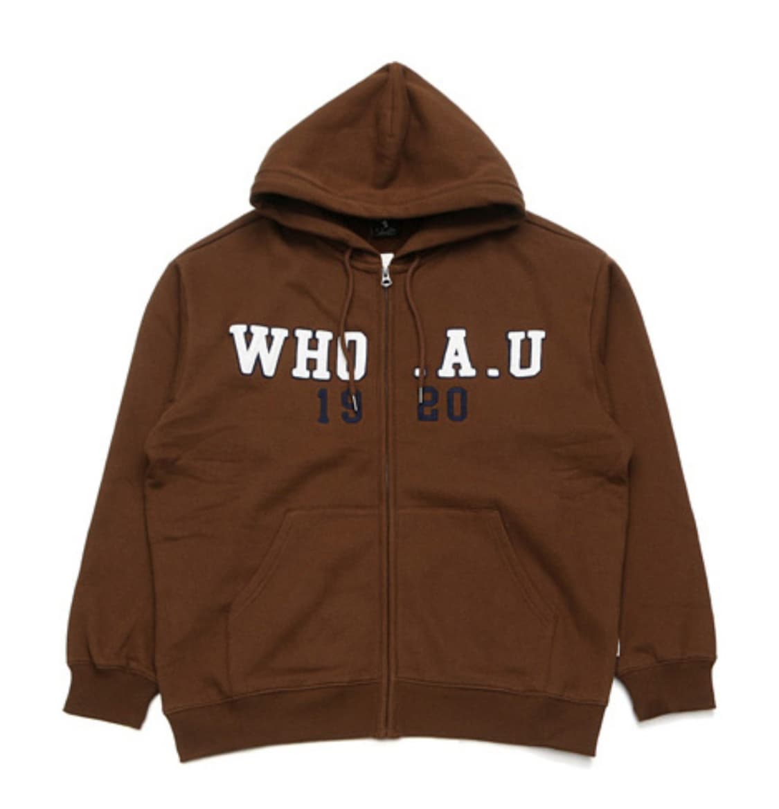 후아유 후드집업 브라운 상품이미지2