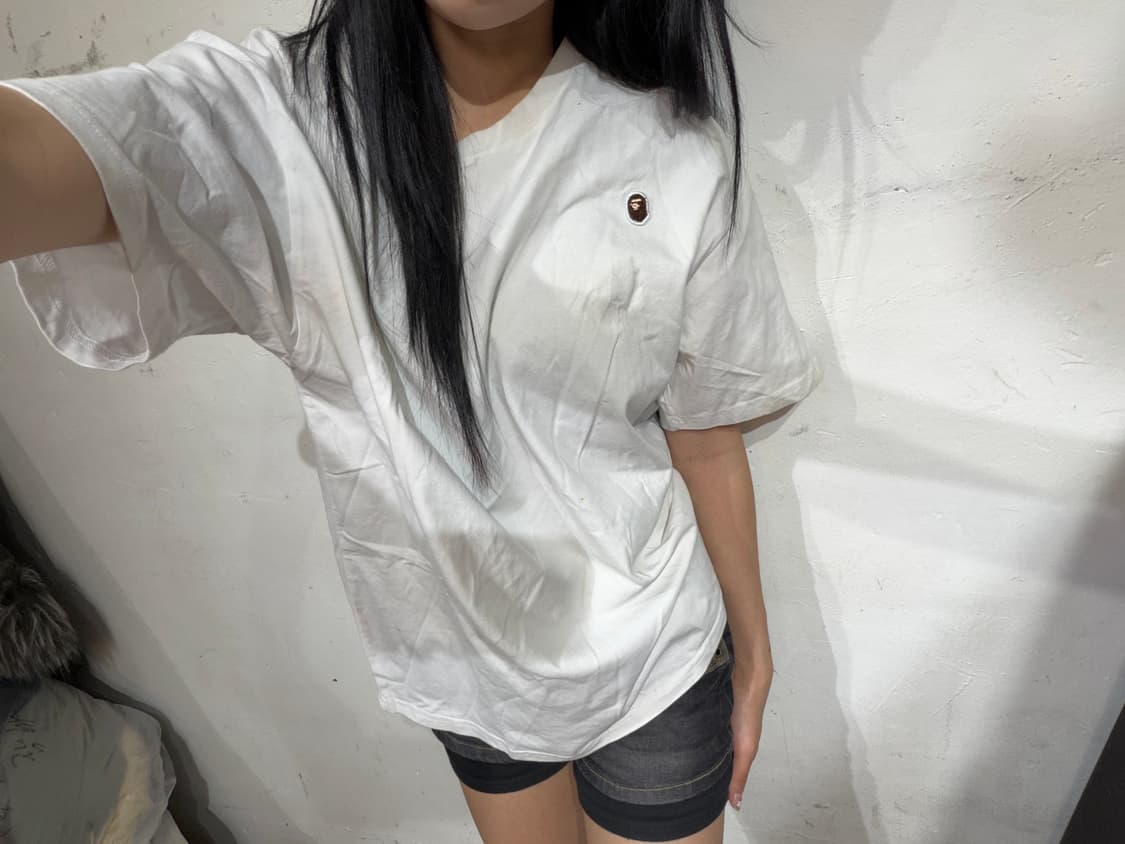 베이프 미니 로고 반팔 티셔츠  상품이미지5