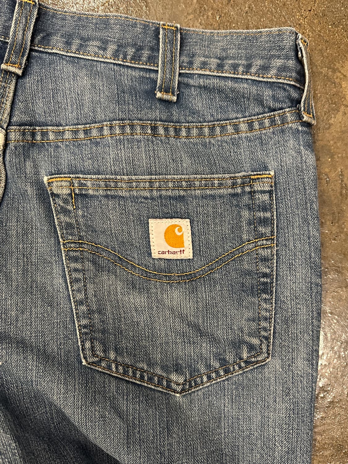 칼하트 14806 릴랙스핏 데님팬츠 34x32 상품이미지6