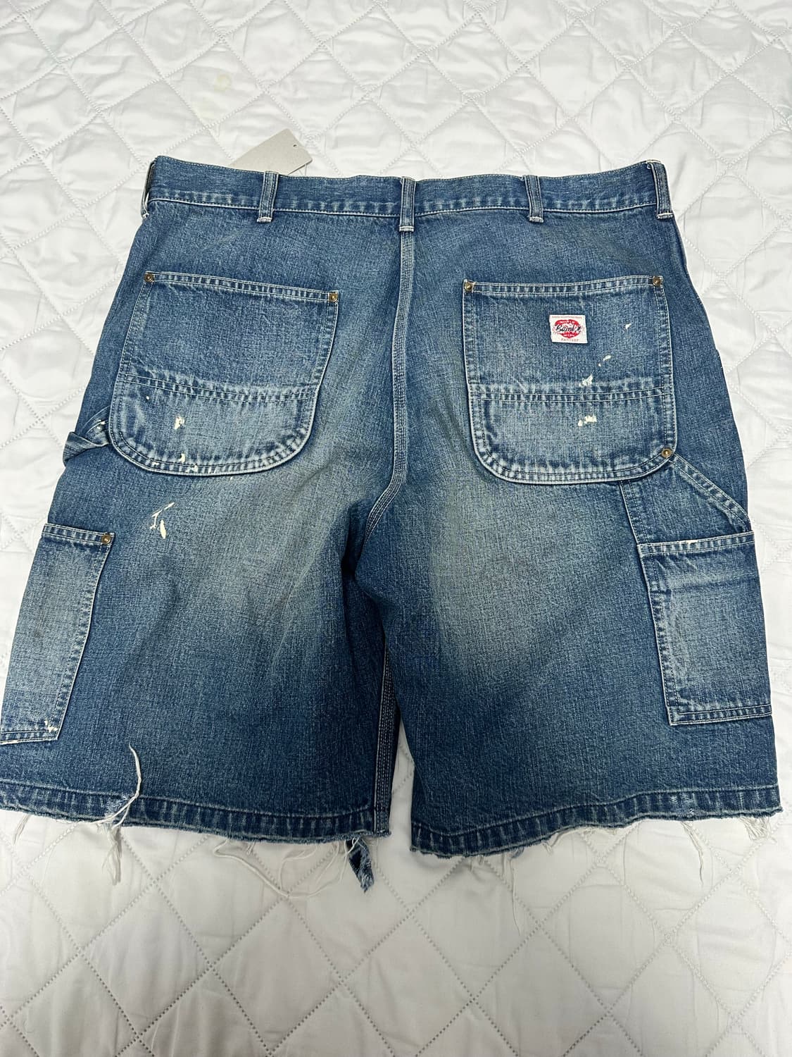 [M] 세인트미카엘 더블니 데님쇼츠 상품이미지2
