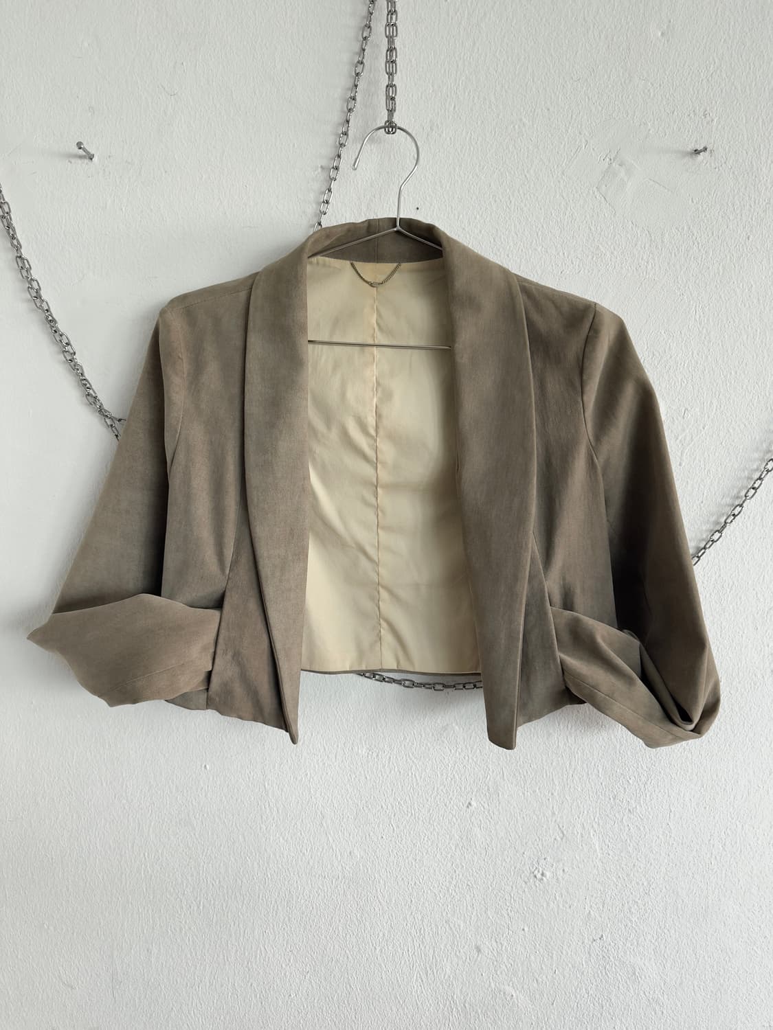 더 로우 초기 아카이브 크롭컷 스웨이드 자켓 상품이미지3