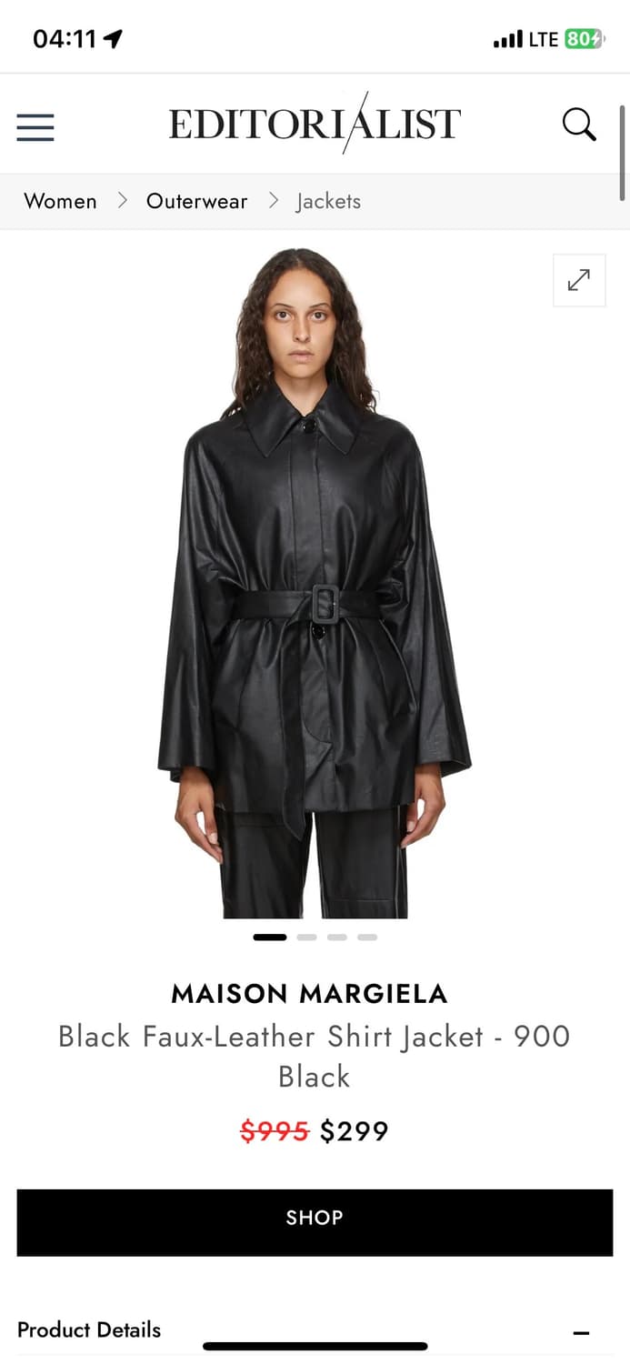 mm6 레더자켓 상품이미지9