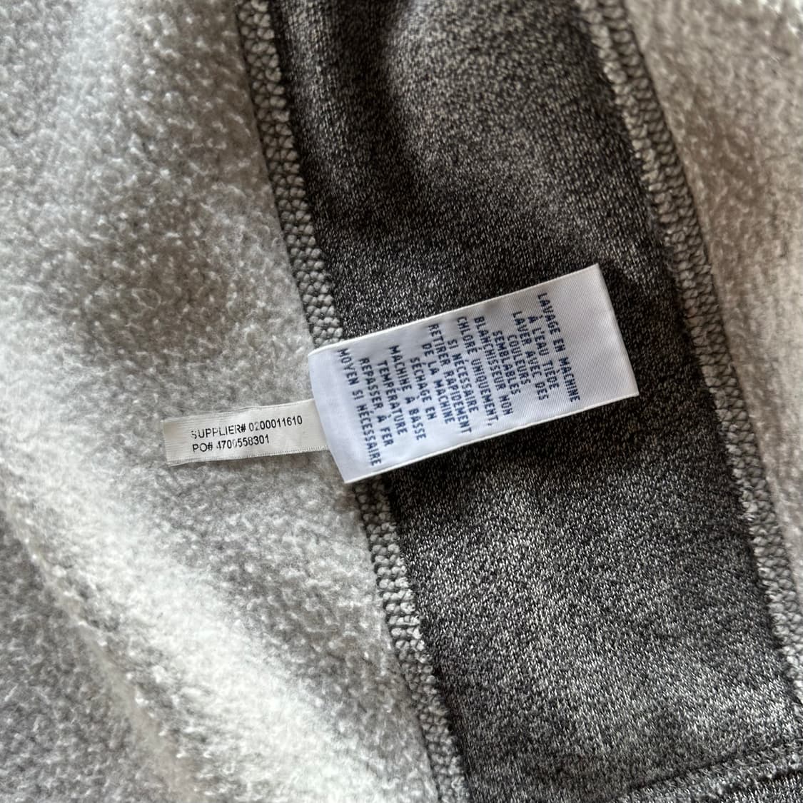 [L]폴로 랄프로렌 그레이 기모 후드집업 상품이미지8