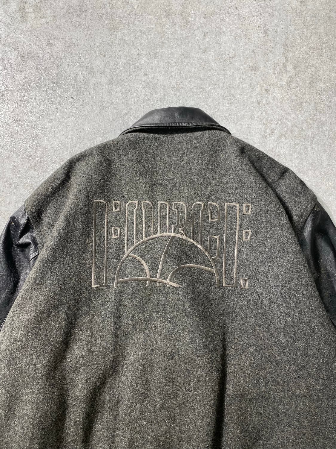 [L-XL] 90s Nike 나이키 디스트레스드 울 레더 바시티자켓 상품이미지6