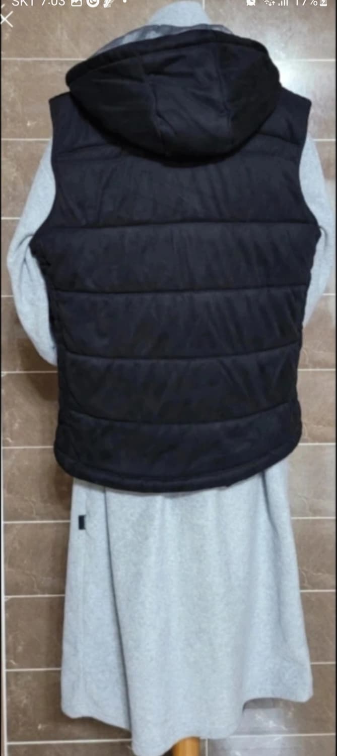 👠여성xl사이즈👠핑크시슬리 원피스와 자라 조끼세트 상품이미지2